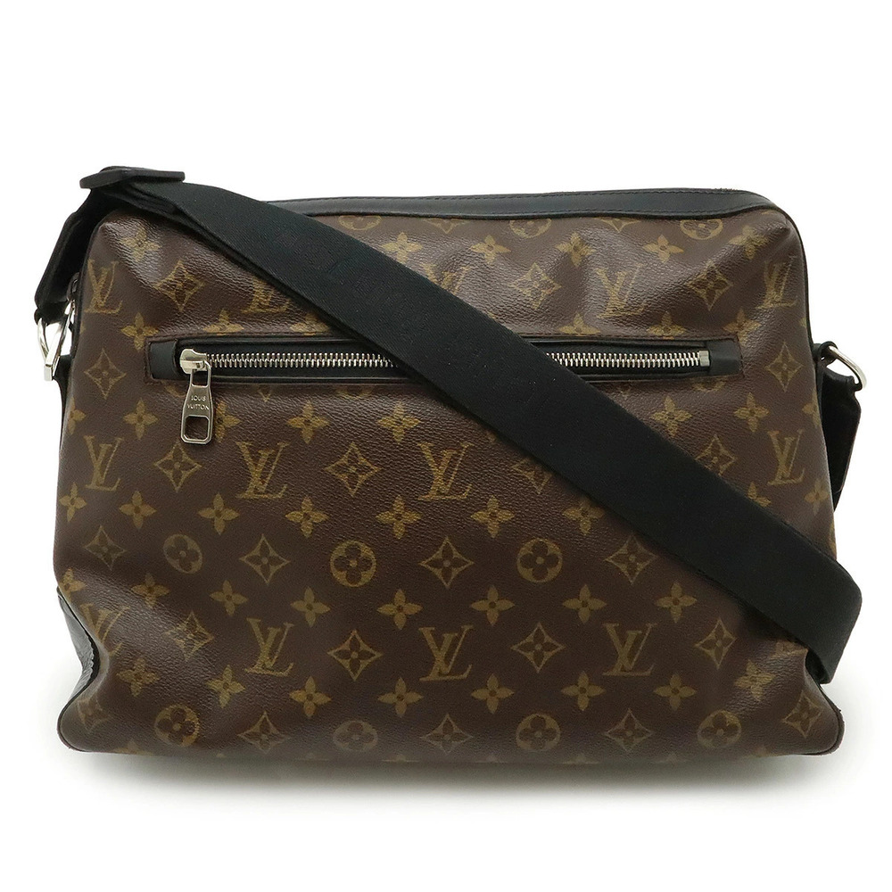 LOUIS VUITTON Monogram Macassar Brown Torres Messenger Crossbody Leather
